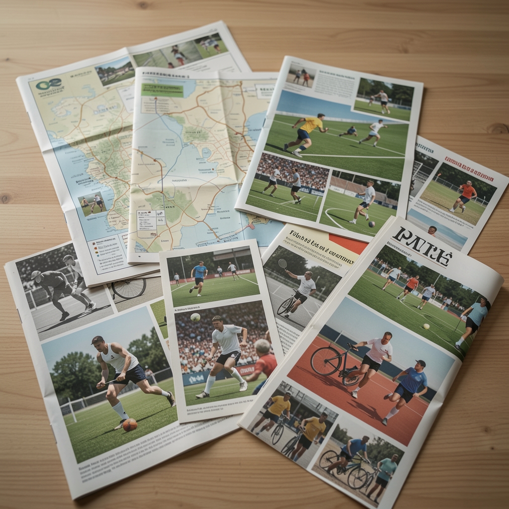 Archivo de revistas, mapas y fotografías de disciplinas deportivas poco conocidas